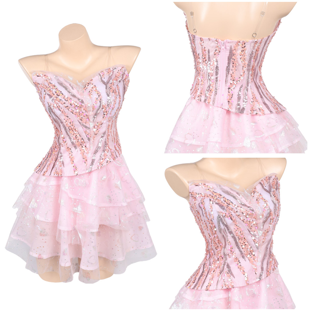 Cosplay Floating Prop - Glinda Cosplay Elbise Kostüm Değnek Taç