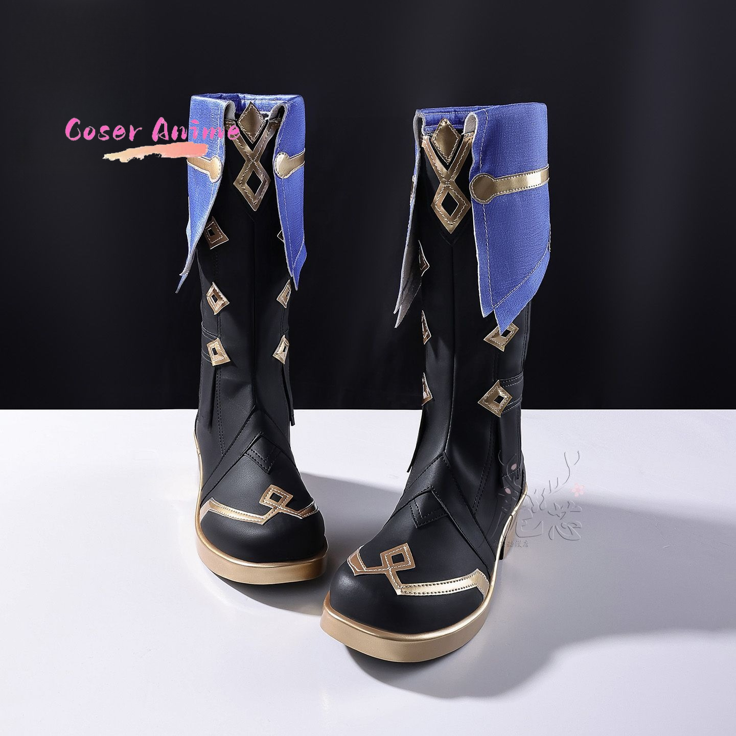 Prop Para Cosplay - Oyun Genshin Impact Mitya Cosplay Ayakkabıları,