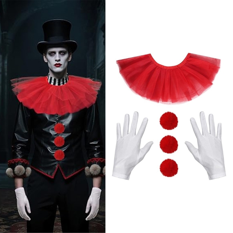 Briar Cosplay Prop - 5 adet/takım Cadılar Bayramı Palyaço Kostümleri