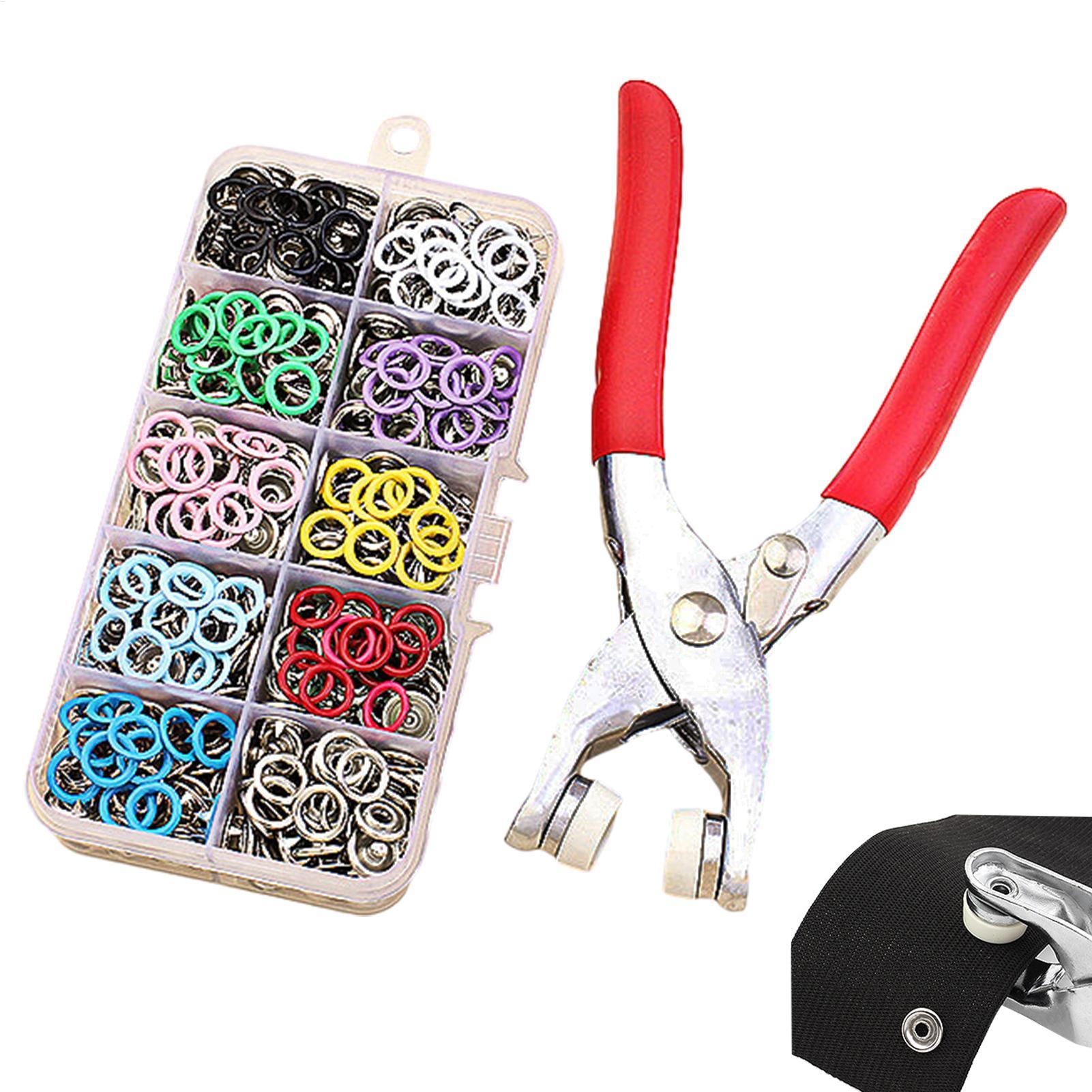 Snap Fastener Set - Giysi Düğme Seti 5 Tırnaklı Metal