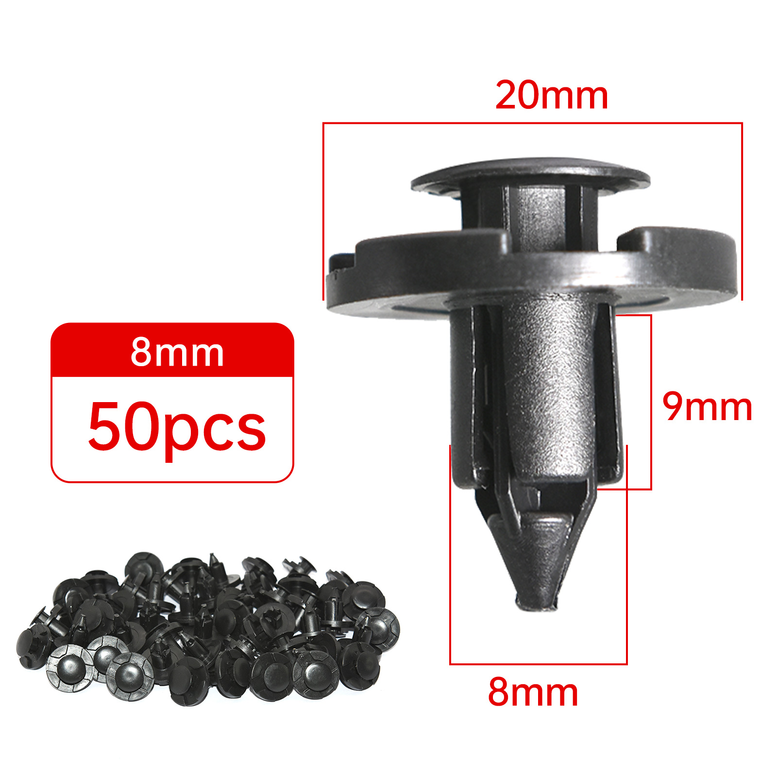 50 adet 8mm delik Nissan otomo - Snap Fastener Set incelemesi ve fiyatı