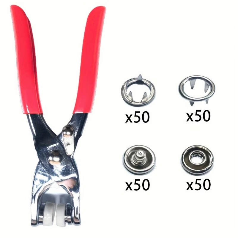 200 adet metal dikiş düğmesi v - Snap Fastener Set incelemesi ve fiyatı