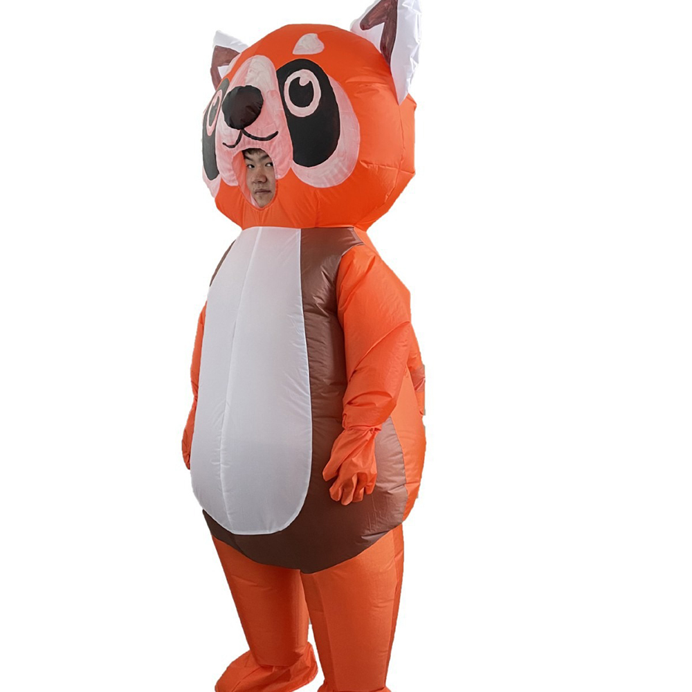 Turuncu Kırmızı Panda Şişme Ko - Cosplay Prop Business incelemesi ve fiyatı