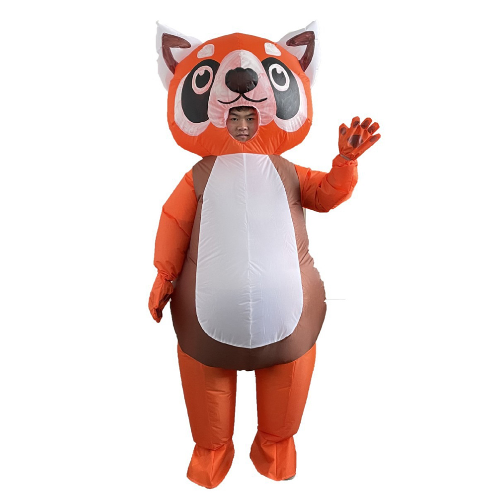 Turuncu Kırmızı Panda Şişme Ko - Cosplay Prop Business incelemesi ve fiyatı