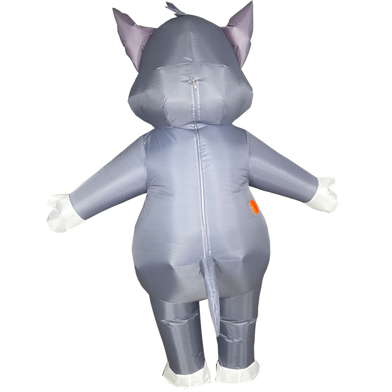 Gri Kedi Şişme Kostüm Tam Kaps - Cosplay Prop Business incelemesi ve fiyatı